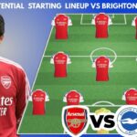 Newcastle United F.C. vs Brighton & Hove Albion F.C. Lineups