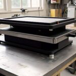 brand new heat press platen has a tiny metal bump
