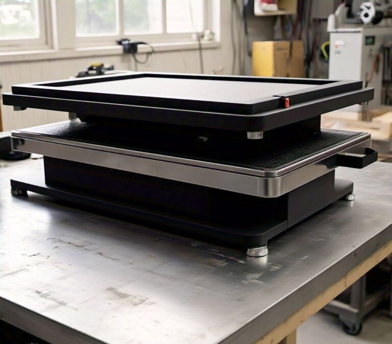 brand new heat press platen has a tiny metal bump