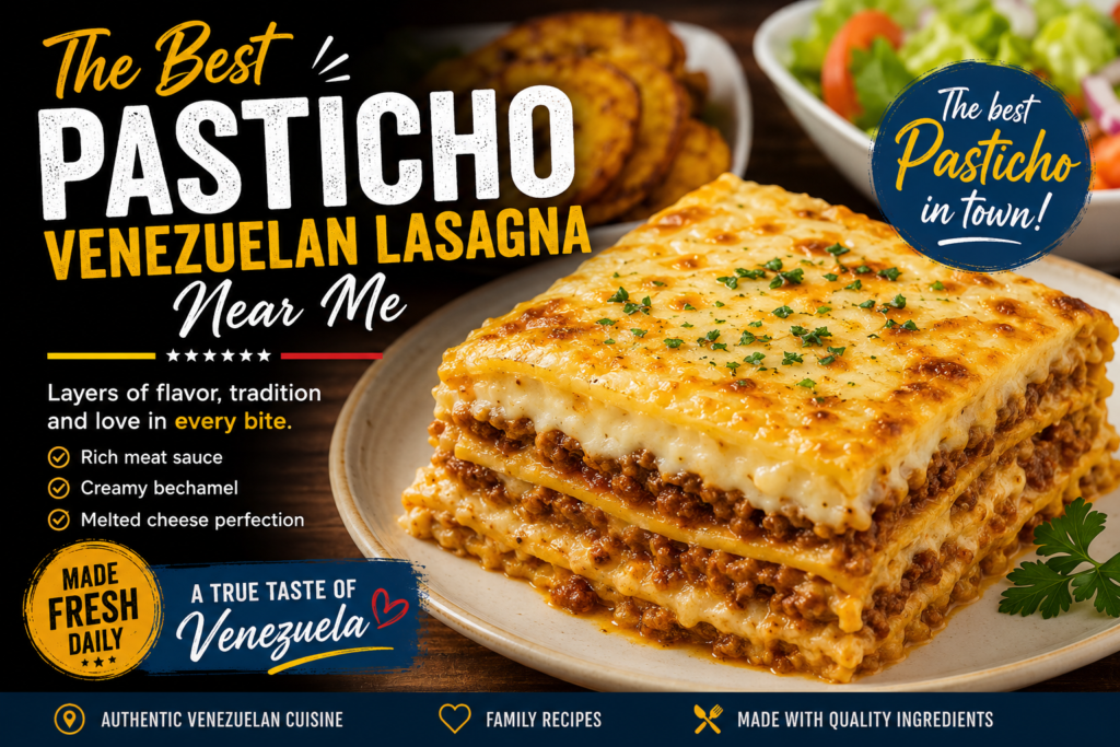 Best Pasticho Venezuelan Lasagna Near Me